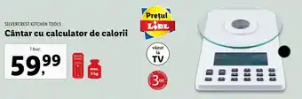Lidl Silvercrest kithen tools Cântar cu calculator de calorri 1 buc Ofertă