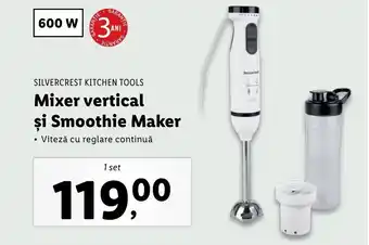 Silvercrest kitchen tools Mixeri vertical și smoothie maker 600w 1 set
