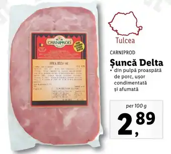 Lidl Carniprod Șuncă delta per 100g Ofertă