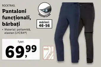 Lidl Rocktrail Pantaloni funcționali bărbați 1per Ofertă