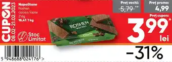 PROFI Roshen Napolitane 216 g Ofertă