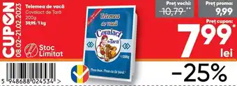 PROFI Covalact de Tara Telemea de vacă 200 g Ofertă