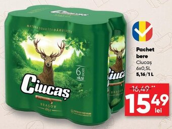 Ciucaș Pachet bere 6 x 0,5 L