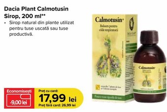 Dr.Max Dacia Plant Calmotusin Sirop 200 ml Ofertă