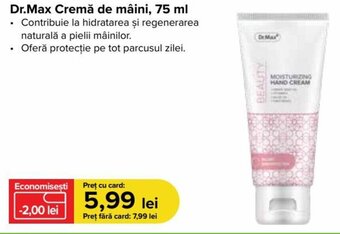 Dr.Max Dr.Max Cremă de mâini, 75 ml Ofertă