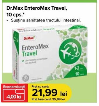 Dr.Max Dr.Max EnteroMax Travel 10 cps Ofertă