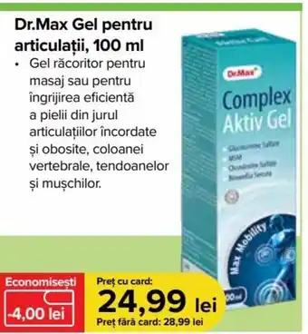 Dr.Max Dr.Max Gel pentru articulații 100 ml Ofertă