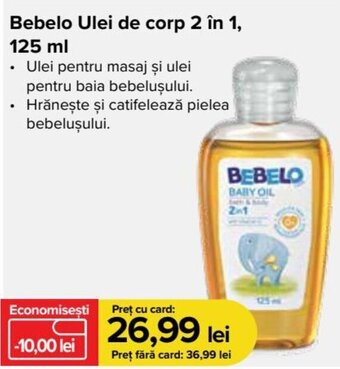 Dr.Max Bebelo Ulei de corp 2 în 1, 125 ml Ofertă