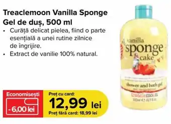 Treaclemoon Vanilla Sponge Gel de duș 500 ml