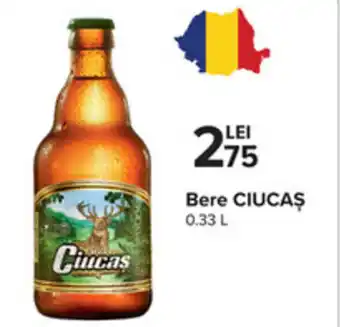 Carrefour Ciucaș bere 0.33l Ofertă