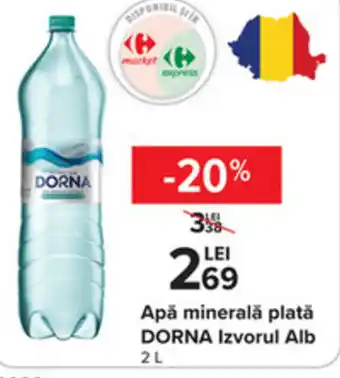 Carrefour Dorna izvorul alb apă minerală plată Ofertă