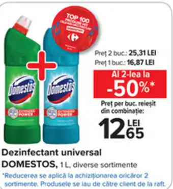 Carrefour Domestos dezinfectant universal 1l Ofertă