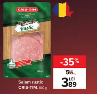 Carrefour Cris-tim salam rustic 100g Ofertă