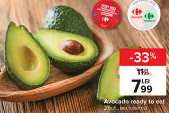 Carrefour Avocado ready to eat 2 buc Ofertă
