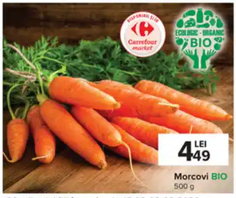 Carrefour Morcovi bio 500g Ofertă