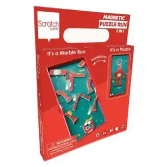 Noriel Puzzle magnetic scratch, robot, 11 piese Ofertă