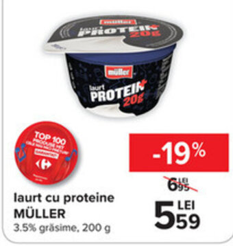 Carrefour Müller iaurt cu proteine 200g Ofertă