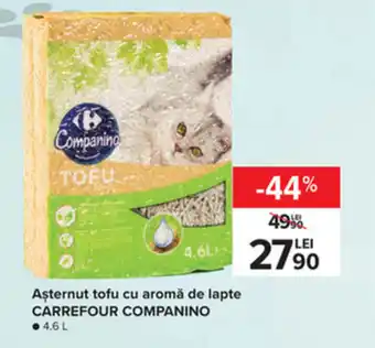 Carrefour Carrefour companino așternut tofu cu aromă de lapte 4.6l Ofertă
