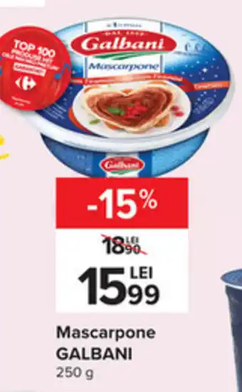 Carrefour Galbani mascarpone 250g Ofertă
