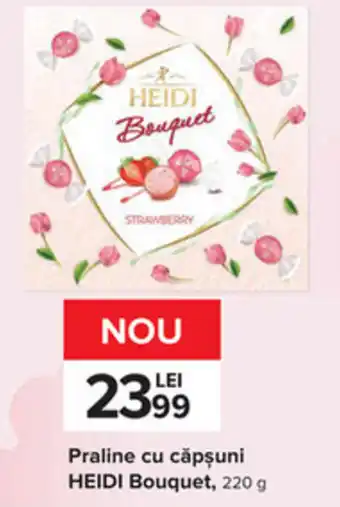 Carrefour Heidi praline cu căpșuni 220g Ofertă