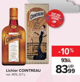 Carrefour Cointreau lichior 0.7l Ofertă