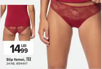 Carrefour Tex slip femei Ofertă