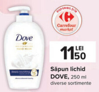 Carrefour Dove săpun lichid 250ml Ofertă