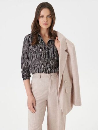 Sinsay Cămașă cu imprimeu Ofertă