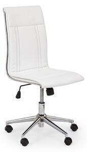 Scaun ergonomic fara brate alb porto, 44x46x97/107 cm