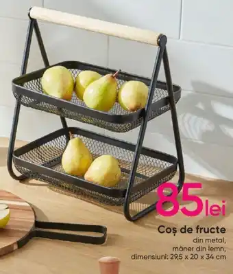 Pepco Coș de fructe 29.5 x 20 x 34cm Ofertă