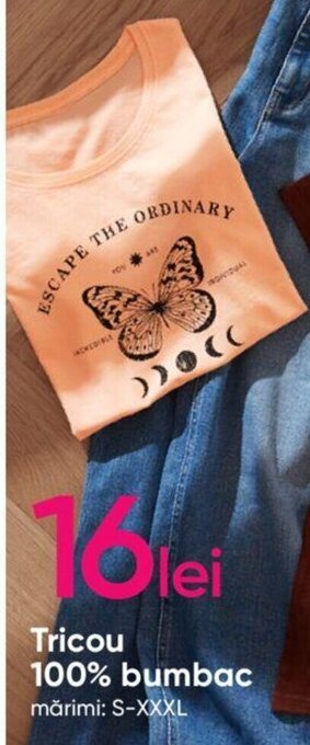 Pepco Tricou 100% bumbac Ofertă