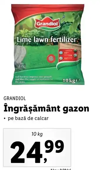 Grandiol îmgrășământ gazon 10kg