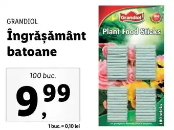 Grandiol îngrășământ batoane 100 buc