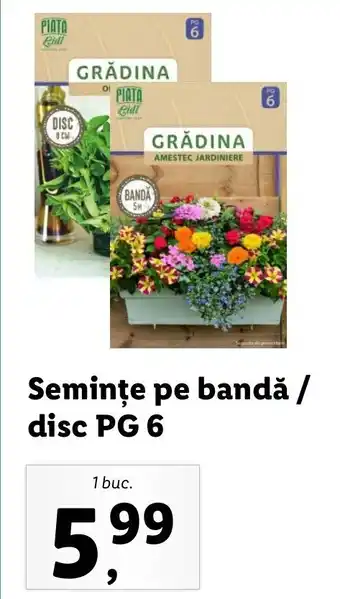 Lidl Lidl piața semințe pe bandă / disc pg 6 1 buc Ofertă