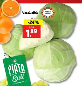 Lidl Lidl piața varză albă per 1kg Ofertă