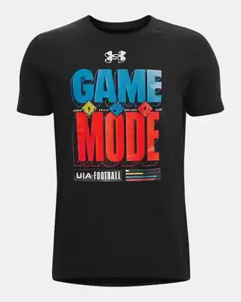 Boys' ua game on football short sleeve