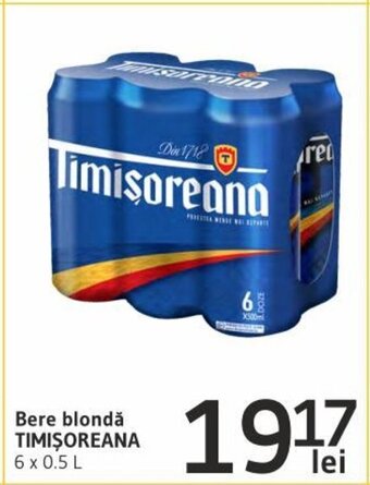Supeco Timișoreana Bere blondă 6 x 0,5 L Ofertă