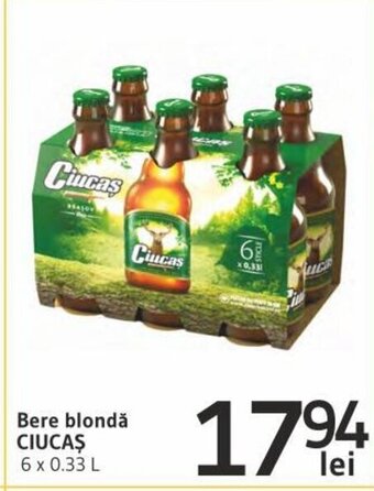 Supeco Ciucaș Bere blondă 6 x 0.33 L Ofertă
