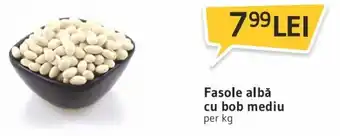 Supeco Fasole albă cu bob mediu per kg Ofertă