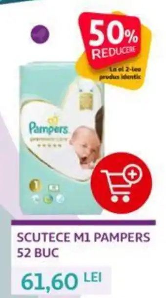 Auchan Pampers Scutece M1 52 Buc Ofertă