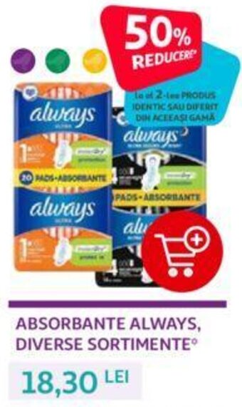 Auchan Always Absorbante Ofertă
