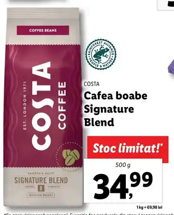 Costa cafea boabe signature blend 500g