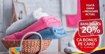 Auchan Toată gama de prosoape actuel Ofertă