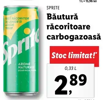 Sprite băutură răcoritoare carbogazoasă 0.33l