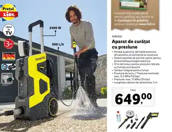 Lidl Parkside aparat de curățat cu presiune 1 buc Ofertă