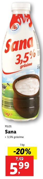 Lidl Pilos sana 1kg Ofertă