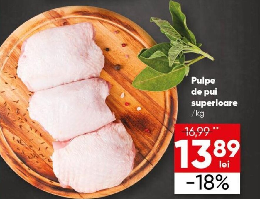 PROFI Pulpe de pui superioare 1 kg Ofertă