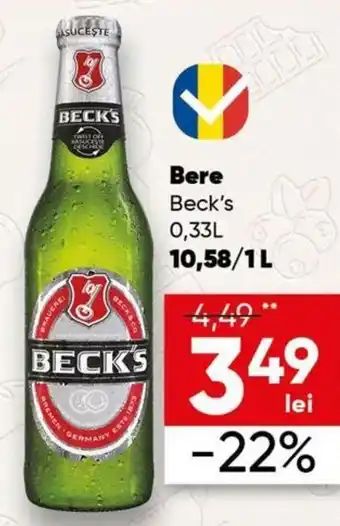 PROFI Beck's Bere 0,33 L Ofertă