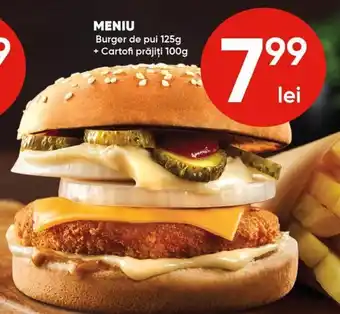 PROFI Meniu Burget de pui 125 g Ofertă