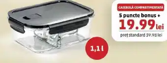Caserolă dreptunghiulară 1,1 L